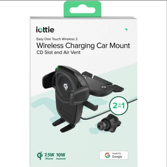 Easy One Touch Wireless Charging Car Mount - Picture 1 of 8